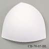 Coque triangle taille bonnet 70/85 couleur blanc haut de gamme prix à la pièce