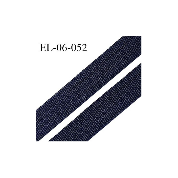 Elastique 6 mm fin spécial lingerie couleur bleu marine grande marque fabriqué en France largeur 6 mm prix au mètre