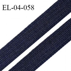 Elastique 4 mm fin spécial lingerie couleur bleu marine grande marque fabriqué en France largeur 4 mm prix au mètre