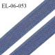 Elastique 6 mm fin spécial lingerie couleur encre bleue grande marque fabriqué en France largeur 6 mm prix au mètre