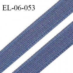 Elastique 6 mm fin spécial lingerie couleur encre bleue grande marque fabriqué en France largeur 6 mm prix au mètre