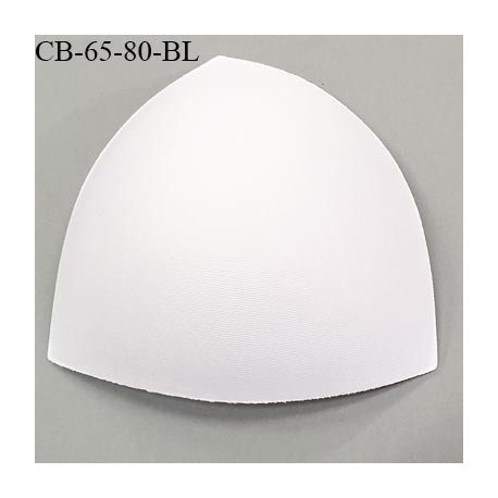 Coque triangle taille bonnet 65/80 couleur blanc haut de gamme prix à la pièce