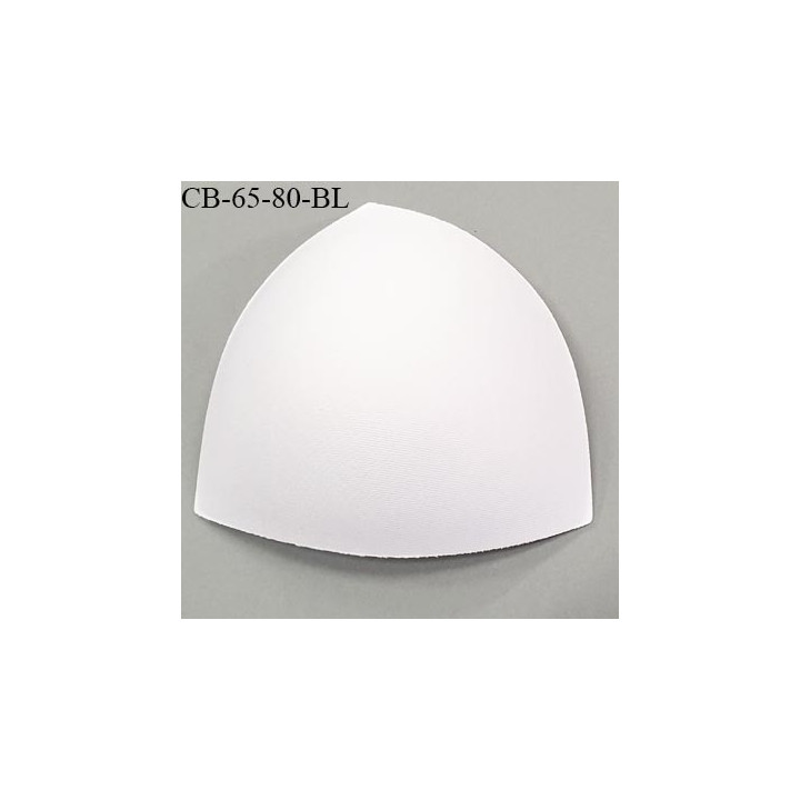 Coque triangle taille bonnet 65/80 couleur blanc haut de gamme prix à la pièce