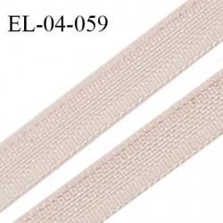 Elastique 6 mm fin spécial lingerie couleur brume rosée grande marque fabriqué en France largeur 6 mm prix au mètre