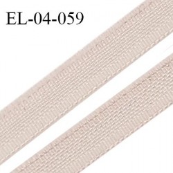 Elastique 4 mm fin spécial lingerie couleur brume rosée grande marque fabriqué en France largeur 4 mm prix au mètre