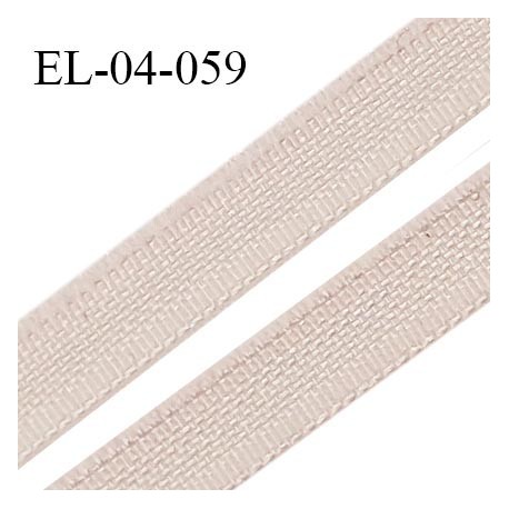 Elastique 6 mm fin spécial lingerie couleur brume rosée grande marque fabriqué en France largeur 6 mm prix au mètre