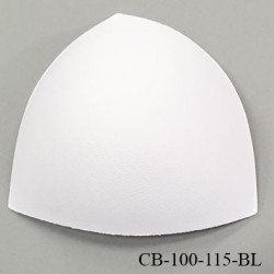 Coque triangle taille bonnet 100/115 couleur blanc haut de gamme prix à la pièce