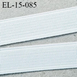 Elastique 15 mm petit grain couleur naturel forte élasticité fabriqué en France largeur 15 mm prix  au mètre