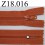 fermeture éclair longueur 18 cm couleur orange non séparable zip nylon largeur 2.5 cm