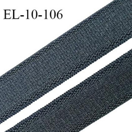 Elastique 10 mm lingerie haut de gamme couleur gris satiné largeur 10 mm prix au mètre