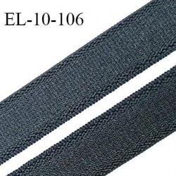 Elastique 10 mm lingerie haut de gamme couleur gris satiné largeur 10 mm prix au mètre