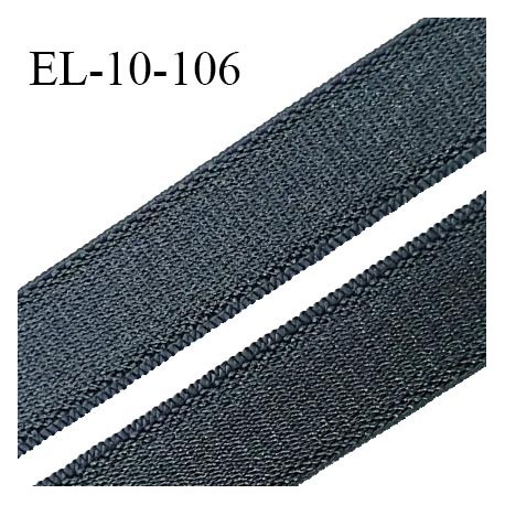 Elastique 10 mm lingerie haut de gamme couleur gris satiné largeur 10 mm prix au mètre