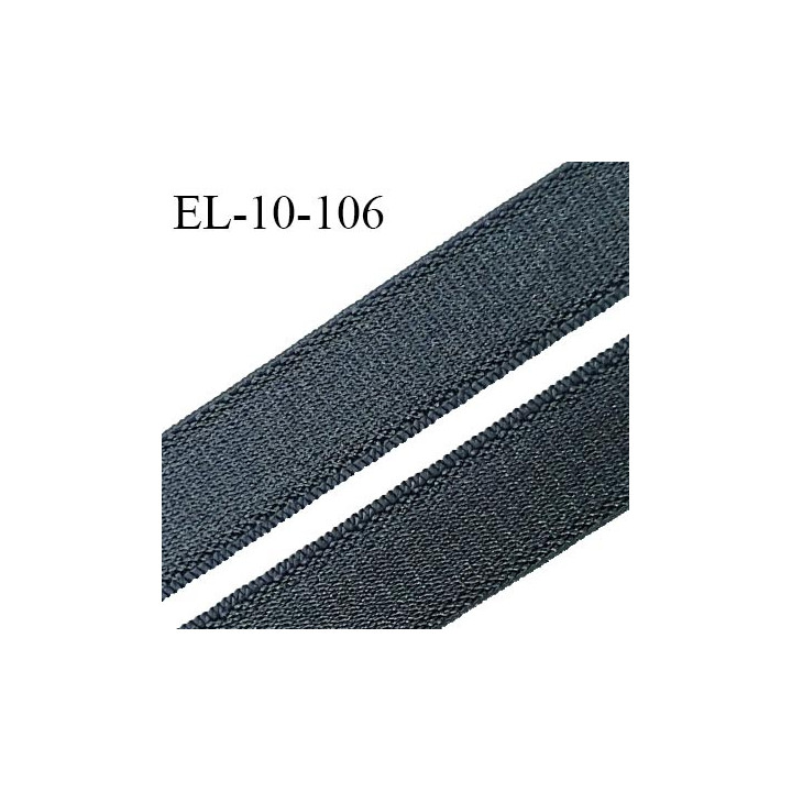 Elastique 10 mm lingerie haut de gamme couleur gris satiné largeur 10 mm prix au mètre