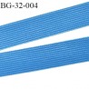 Droit fil a plat 32 mm spécial lingerie couleur bleu royal grande marque fabriqué en France agréable au touché prix au mètre