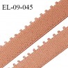 Elastique 9 mm bretelle et lingerie couleur peau largeur 9 mm haut de gamme Fabriqué en France prix au mètre