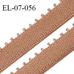 Elastique 7 mm bretelle et lingerie couleur peau largeur 7 mm haut de gamme Fabriqué en France prix au mètre