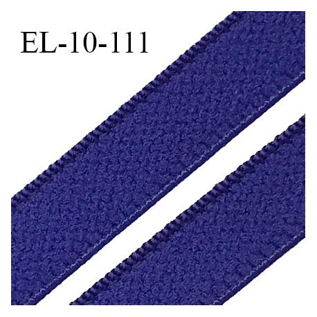 Elastique 10 mm lingerie haut de gamme fabriqué en France couleur bleu électrique élastique souple largeur 10 mm prix au mètre
