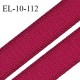 Elastique 10 mm lingerie haut de gamme couleur rubis brillant bonne élasticité fabriqué en France largeur 10 mm prix au mètre