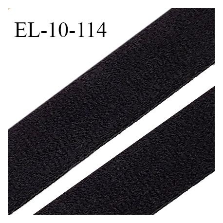 Elastique 10 mm lingerie et bretelle haut de gamme fabriqué en France forte élasticité couleur noir largeur 10 mm prix au mètre