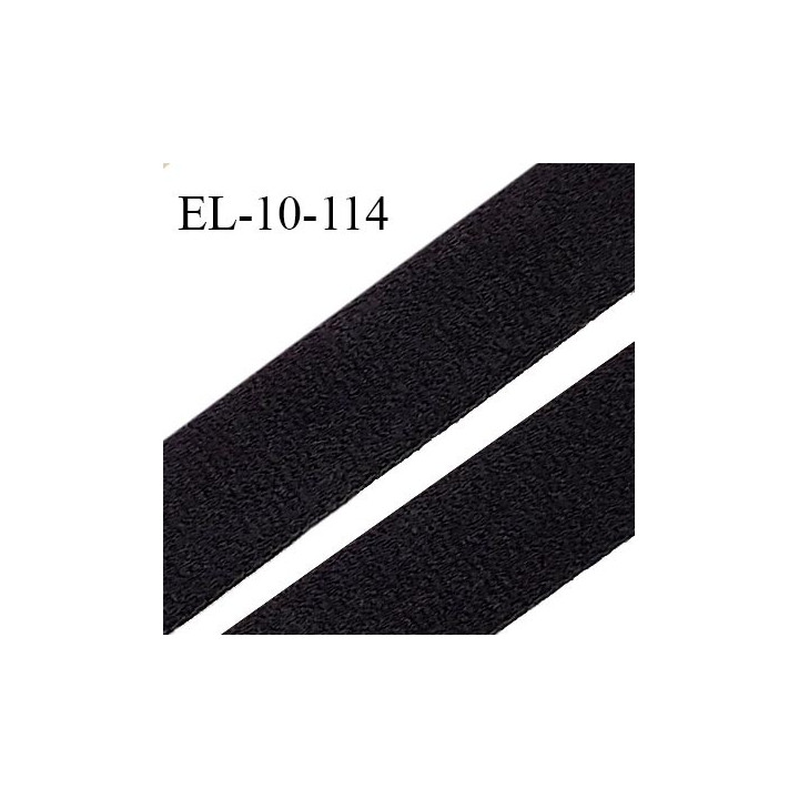 Elastique 10 mm lingerie et bretelle haut de gamme fabriqué en France forte élasticité couleur noir largeur 10 mm prix au mètre