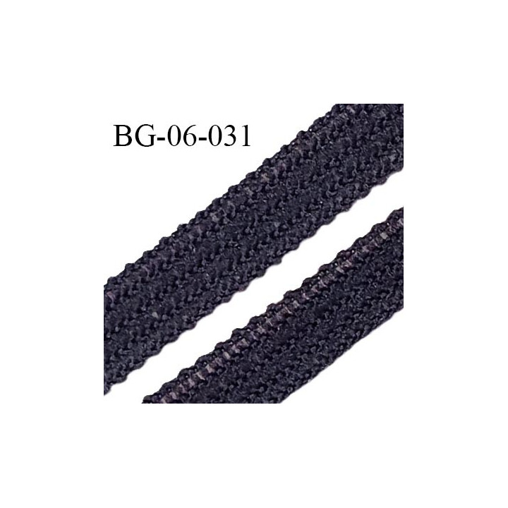Droit fil à plat 6 mm spécial lingerie et couture couleur caviar fabriqué en France très agréable au toucher prix au mètre