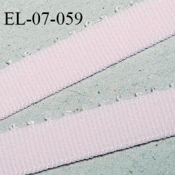 Elastique 7 mm bretelle et lingerie couleur rose babydoll largeur 7 mm haut de gamme Fabriqué en France prix au mètre