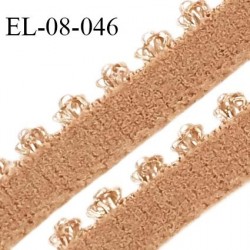 Elastique 8 mm lingerie haut de gamme fabriqué en France élastique souple couleur peau dorée prix au mètre