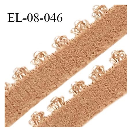 Elastique 8 mm lingerie haut de gamme fabriqué en France élastique souple couleur peau dorée prix au mètre