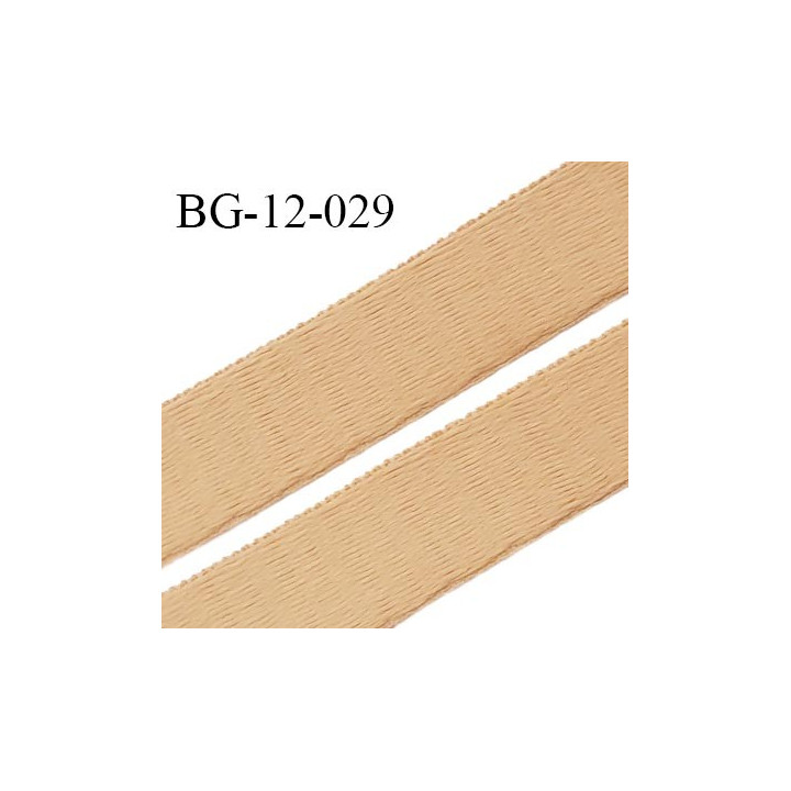 Devant bretelle 12 mm en polyamide attache bretelle rigide pour anneaux couleur peau haut de gamme largeur 12 mm prix au mètre