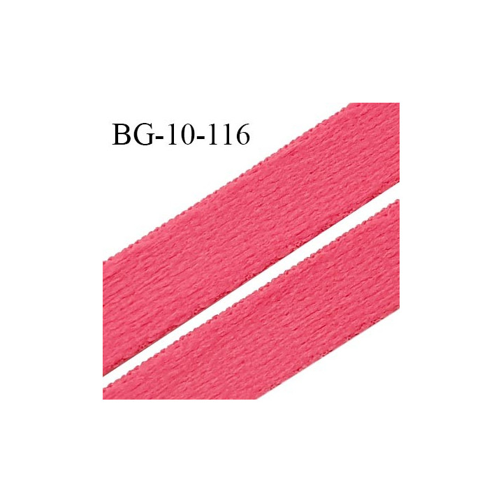 Devant bretelle 10 mm en polyamide attache bretelle rigide pour anneaux couleur rose haut de gamme prix au mètre