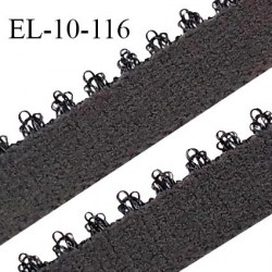 Elastique 10 mm lingerie haut de gamme fabriqué en France élastique souple couleur gris vulcano prix au mètre