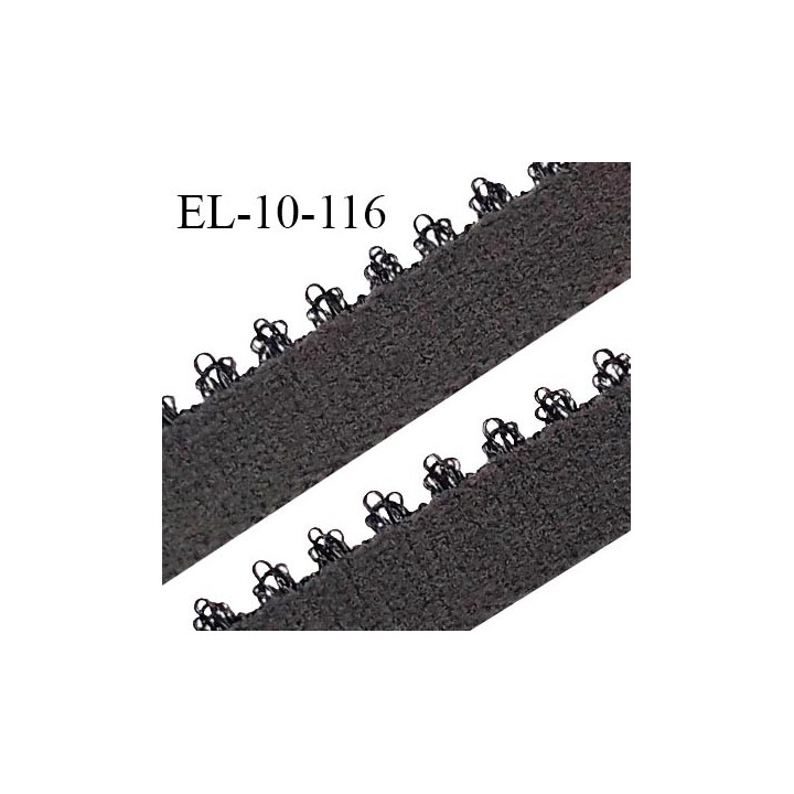 Elastique 10 mm lingerie haut de gamme fabriqué en France élastique souple couleur gris vulcano prix au mètre