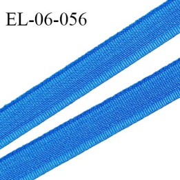 Elastique 6 mm fin spécial lingerie  couleur bleu royal grande marque fabriqué en France largeur 6 mm prix au mètre
