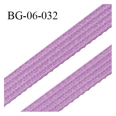 Droit fil à plat 6 mm spécial lingerie et couture couleur violet myosotis grande marque fabriqué en France prix au mètre