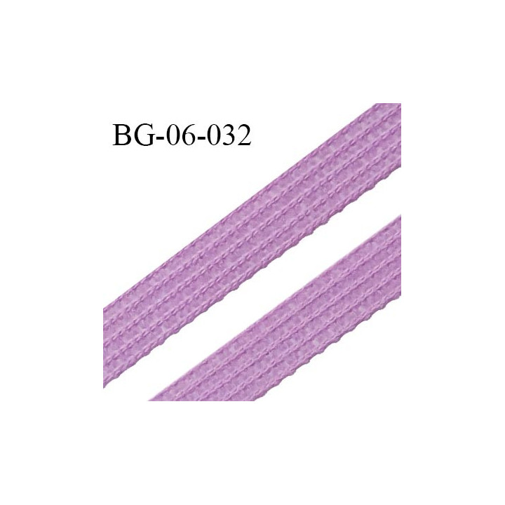 Droit fil à plat 6 mm spécial lingerie et couture couleur violet myosotis grande marque fabriqué en France prix au mètre