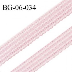 Droit fil à plat 6 mm spécial lingerie et couture couleur rose babydoll grande marque fabriqué en France prix au mètre