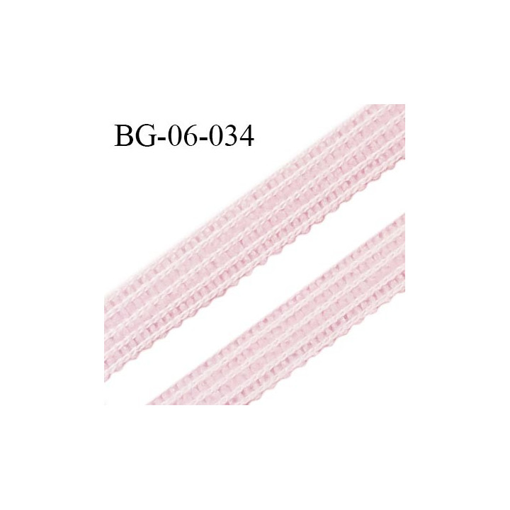 Droit fil à plat 6 mm spécial lingerie et couture couleur rose babydoll grande marque fabriqué en France prix au mètre