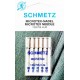 Aiguille Schmetz 60 à 80 Microtex 130/705 H-M 2 aiguilles de 60 2 aiguilles de 70 et 1 de 80 la boite de 5 aiguilles