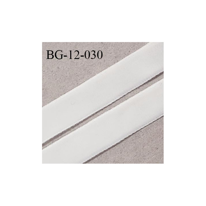 Galon ruban velours 12 mm fin très doux couleur écru largeur 12 mm prix au mètre