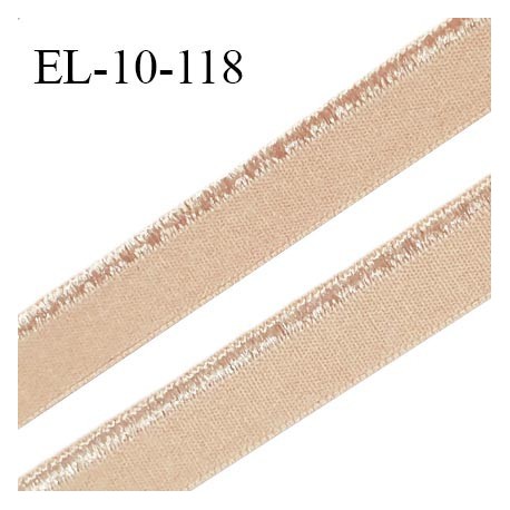 Elastique 10 mm lingerie haut de gamme couleur nude fabriqué en France largeur 10 mm prix au mètre