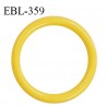 Anneau de réglage 16 mm en pvc couleur jaune diamètre intérieur 16 mm diamètre extérieur 20 mm épaisseur 2 mm prix à l'unité