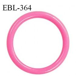 Anneau de réglage 14 mm en pvc couleur rose diamètre intérieur 14 mm diamètre extérieur 18 mm épaisseur 2 mm prix à l'unité