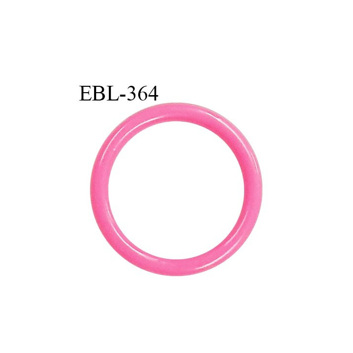 Anneau de réglage 14 mm en pvc couleur rose diamètre intérieur 14 mm diamètre extérieur 18 mm épaisseur 2 mm prix à l'unité