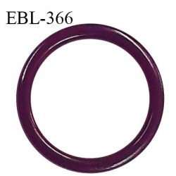 Anneau de réglage 16 mm en pvc couleur pourpre diamètre intérieur 16 mm diamètre extérieur 20 mm épaisseur 2 mm prix à l'unité