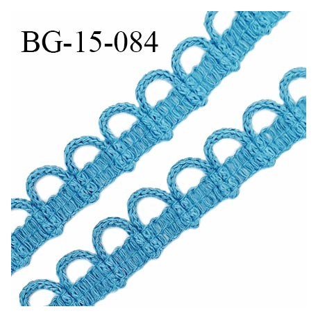 galon coton boutonnière 15 mm couleur bleu largeur 15 mm prix au mètre