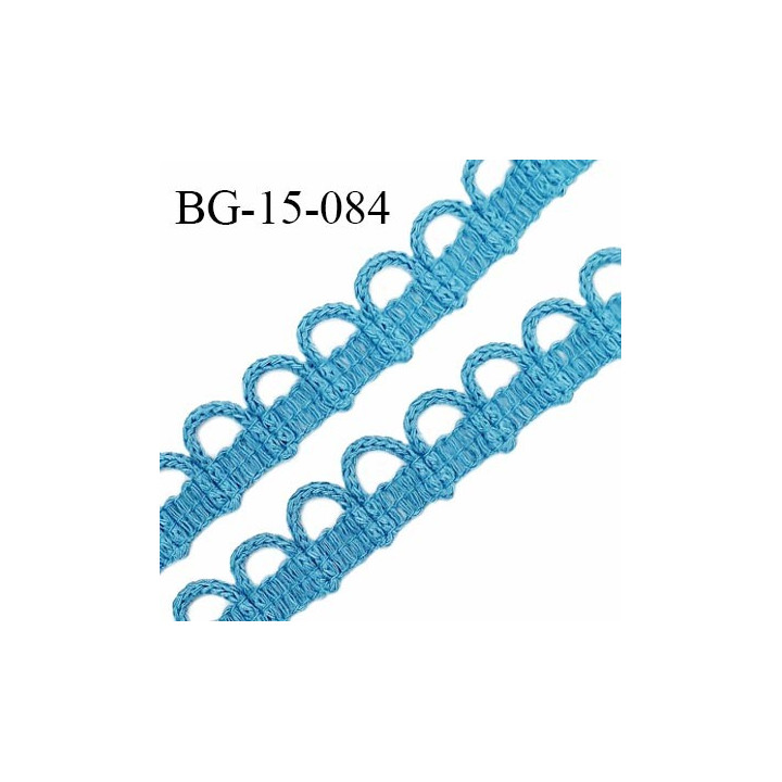 galon coton boutonnière 15 mm  couleur bleu largeur 15 mm  prix au mètre