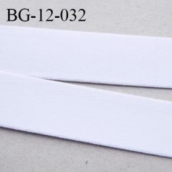 Devant bretelle 12 mm haut de gamme en polyamide attache bretelle rigide pour anneaux couleur blanc prix au mètre