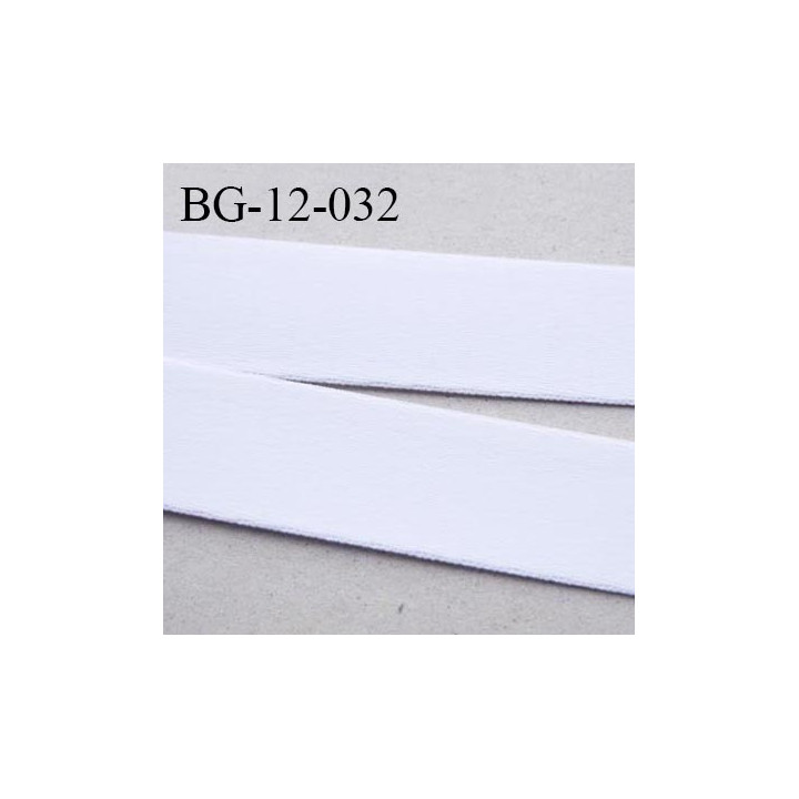 Devant bretelle 12 mm haut de gamme en polyamide attache bretelle rigide pour anneaux couleur blanc prix au mètre
