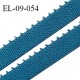 Elastique 9 mm bretelle et lingerie couleur bleu vertigo largeur 9 mm haut de gamme Fabriqué en France prix au mètre