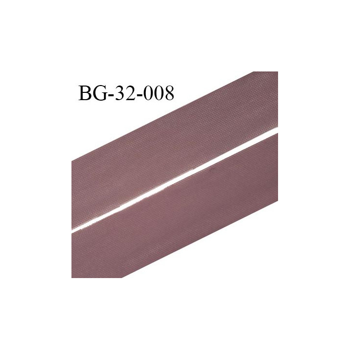 Droit fil à plat 32 mm spécial lingerie et couture couleur macchiato grande marque fabriqué en France prix au mètre